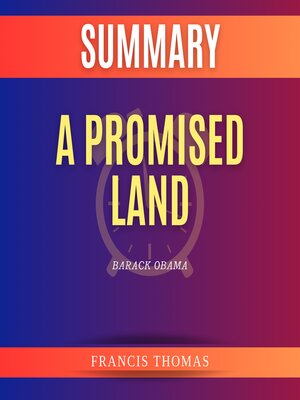 cover image of Summary of a Promised Land by Barack Obama